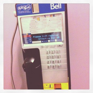 Analog bell canada pay phone